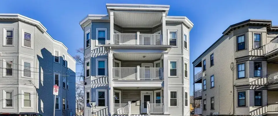 Boston three-family home